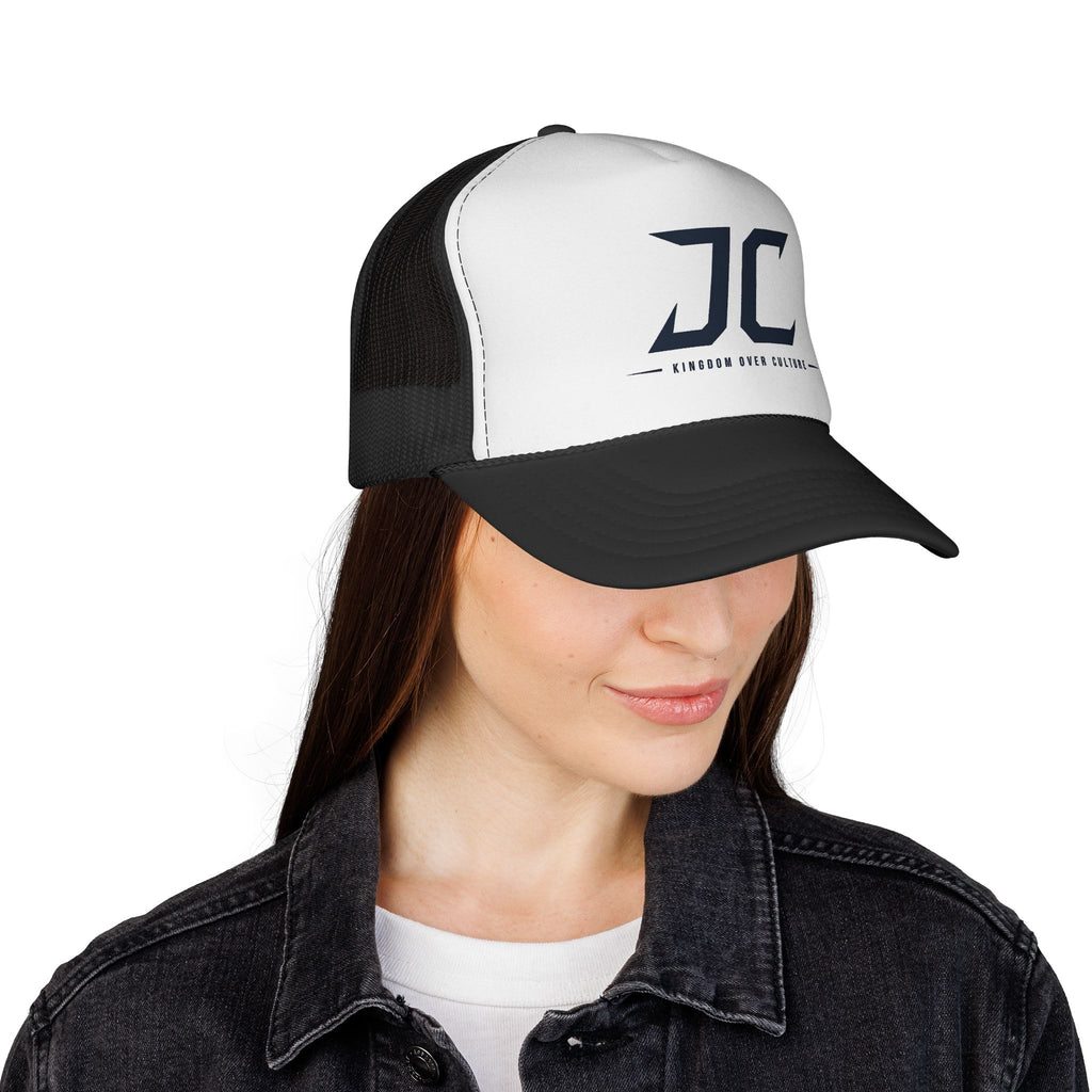Kingdom Over Culture Trucker Hat | Christian Snapback Cap | Faith Based Streetwear | Christian Hat | Jesus Apparel