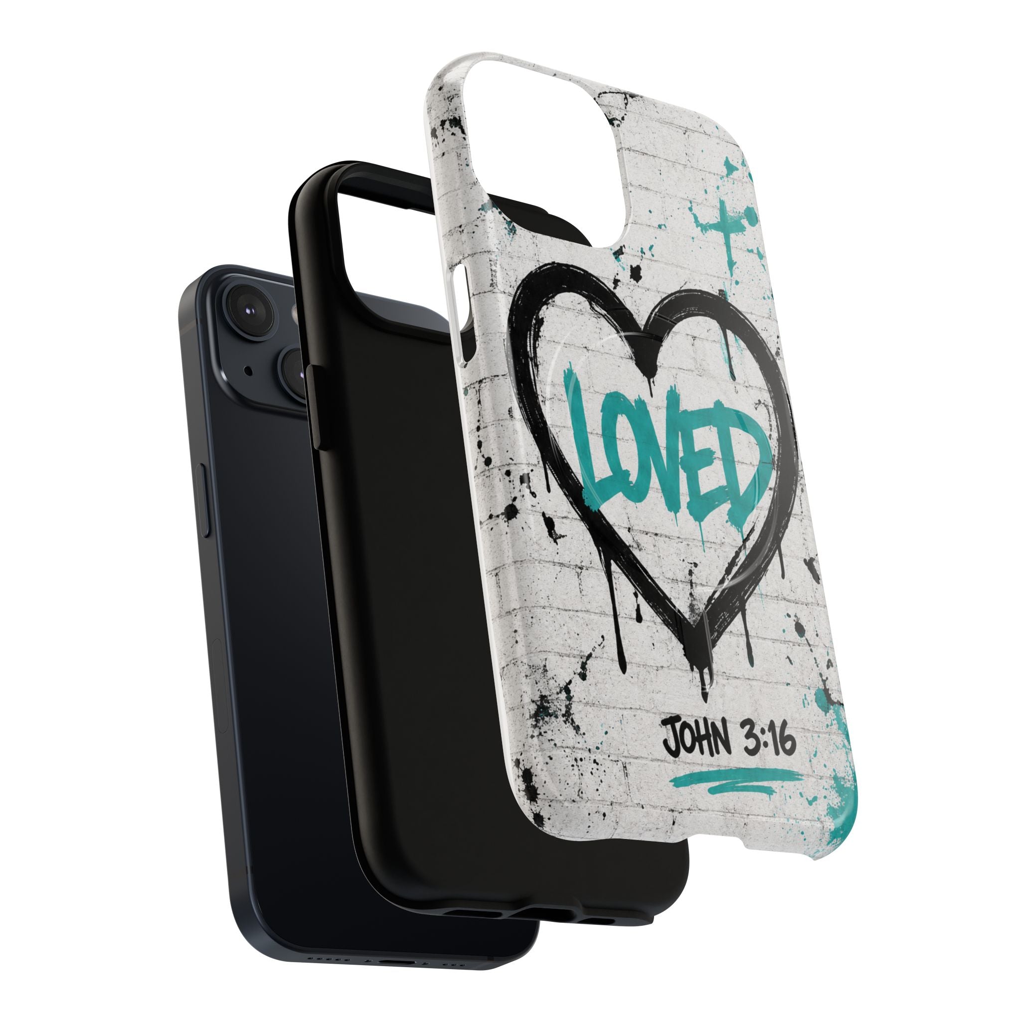 Loved John 3:16 Christian Tough Magnetic Phone Case