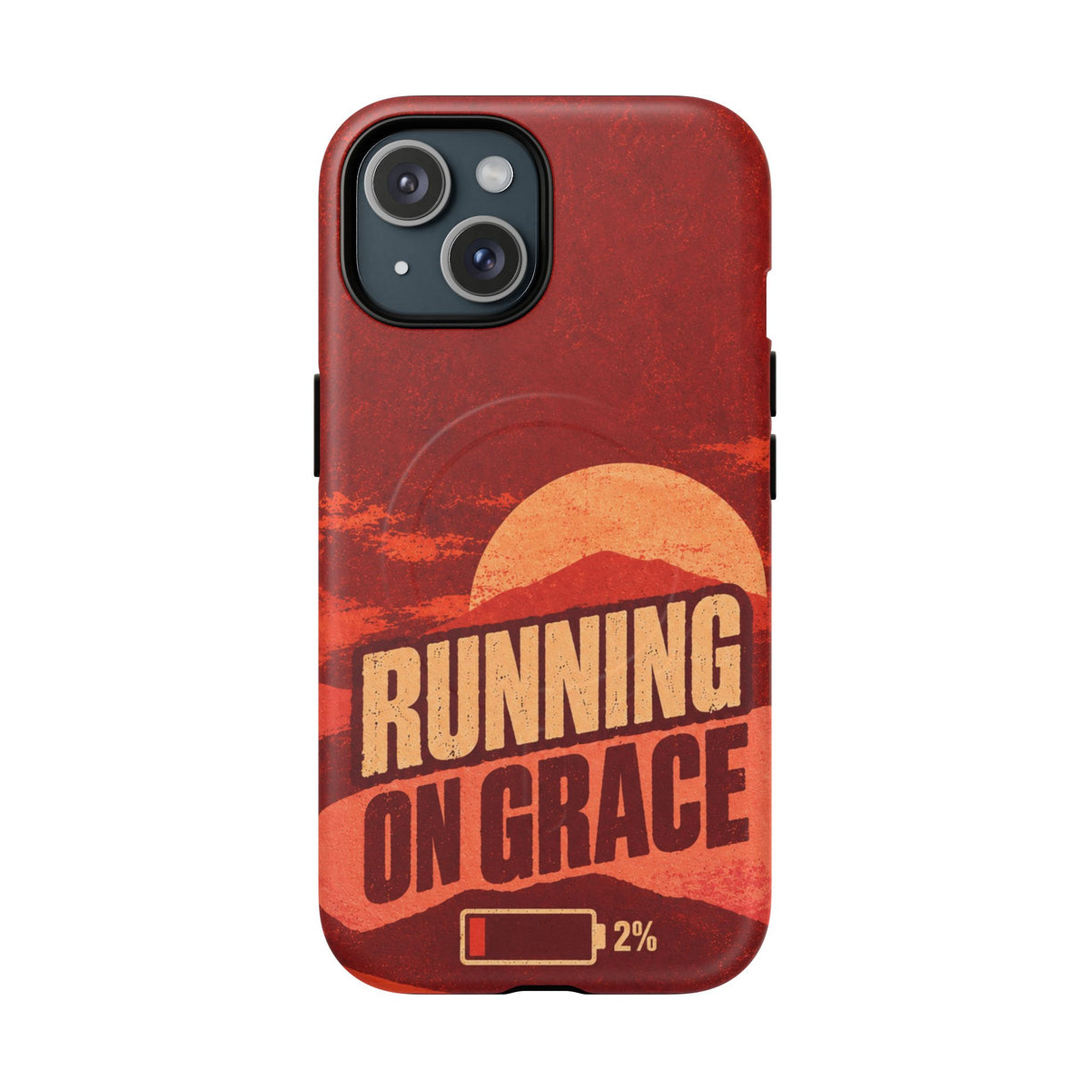 Running on Grace Christian Tough Magnetic Phone Case