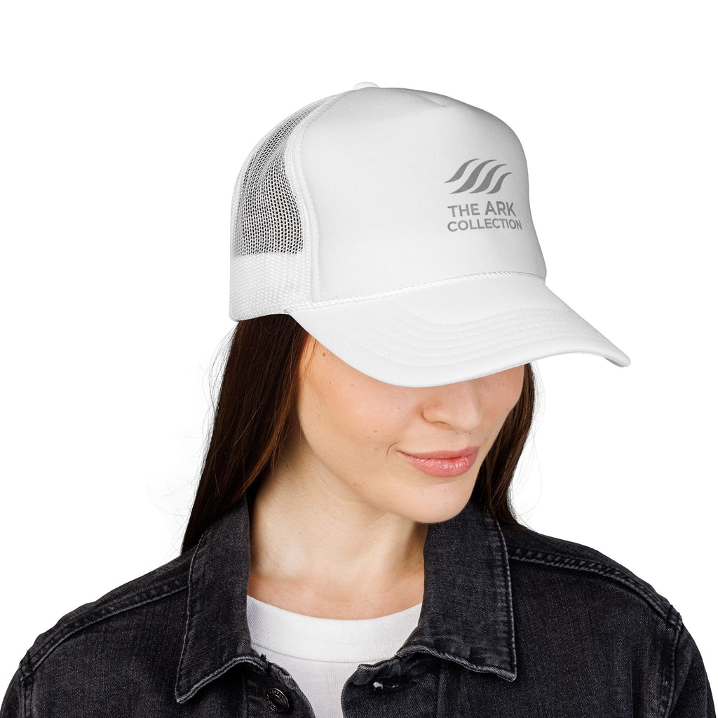 The Ark Collection Trucker Hat Black Mesh Christian Streetwear Noahs Ark Hat Snapback
