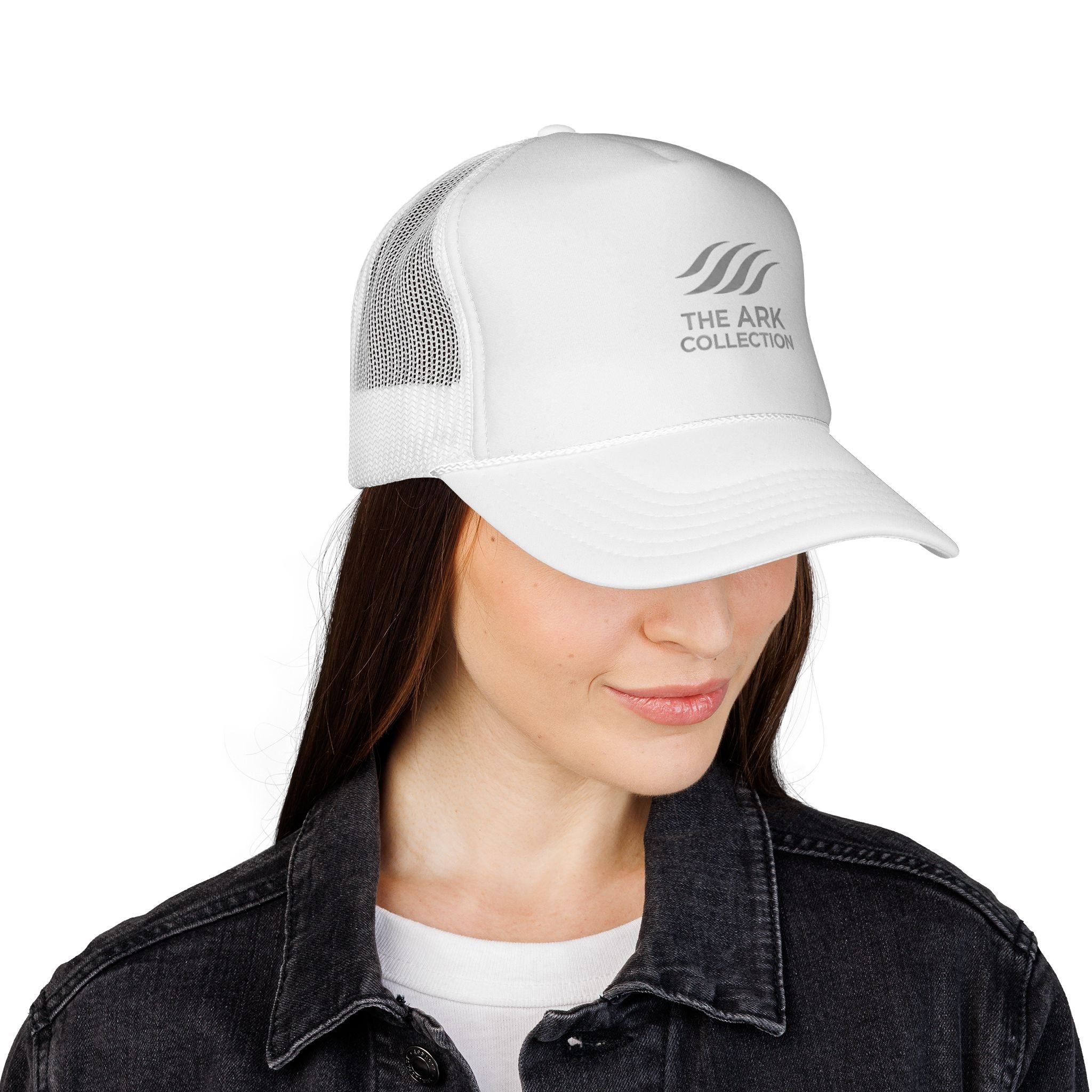 The Ark Collection Trucker Hat Black Mesh Christian Streetwear Noahs Ark Hat Snapback