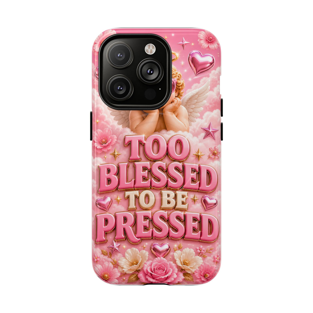 Too Blessed To Be Pressed Magsafe Phone Case