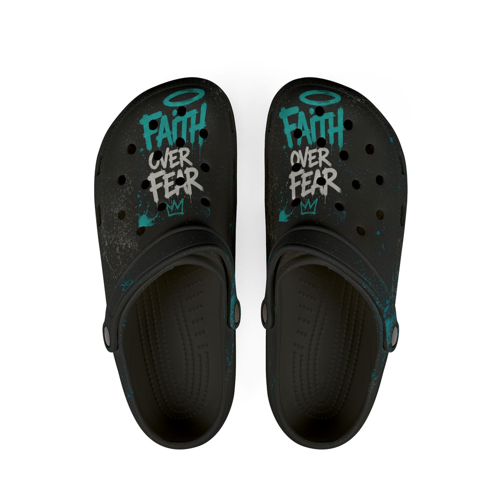Faith Over Fear EVA Foam Clogs (AOP)