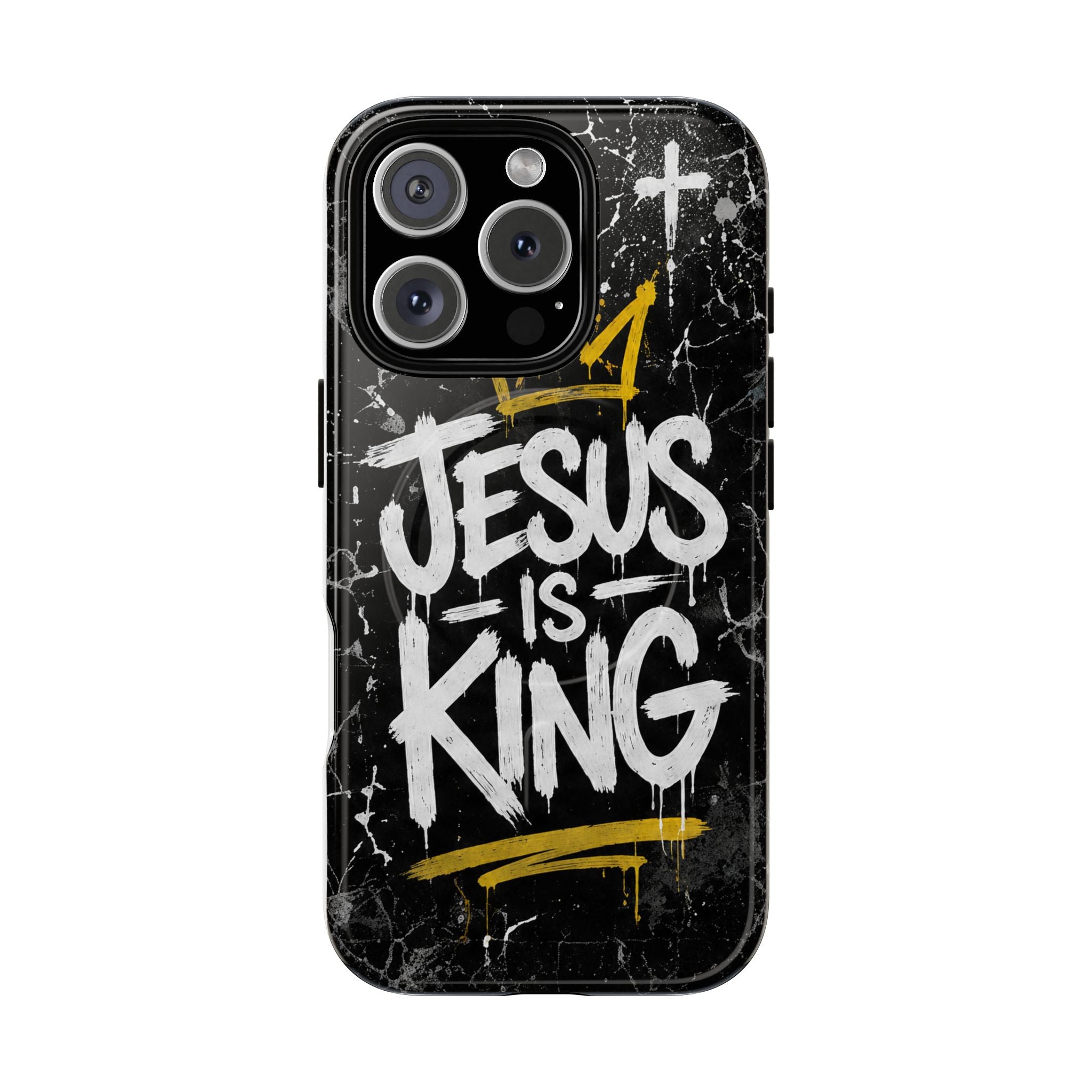 Jesus Is King Christian Graffiti Phone Case