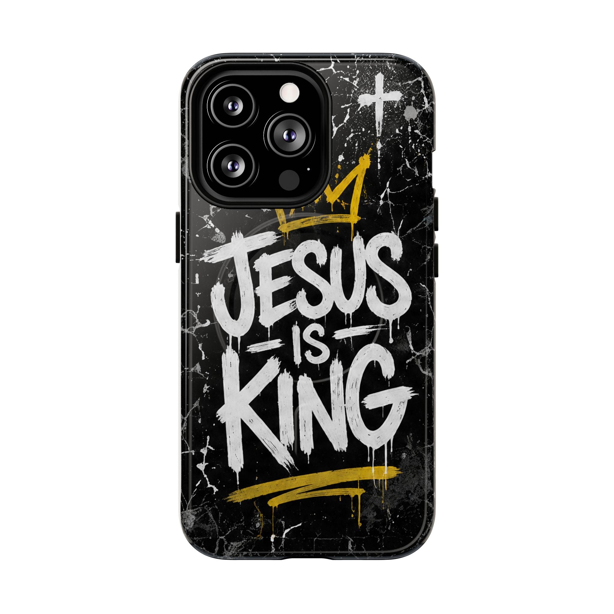 Jesus Is King Christian Graffiti Phone Case