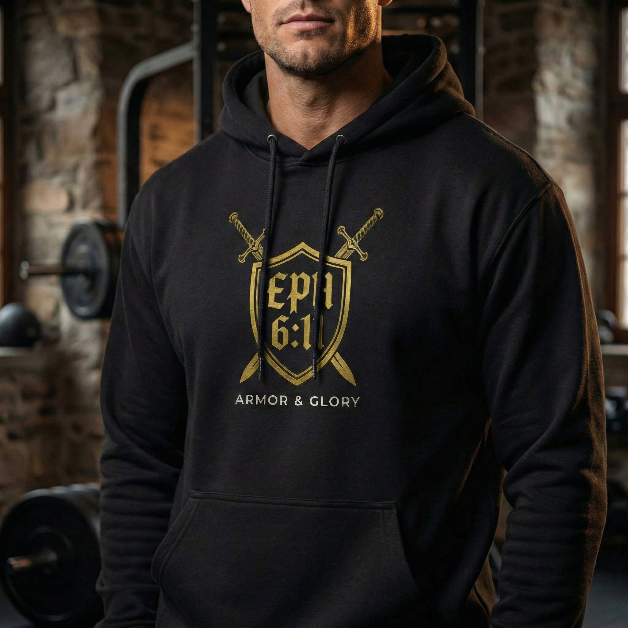Ephesians 6:11 Armor of God Hoodie, Put On Full Armor Sweatshirt, Christian Scripture Hoodie, Faith Streetwear Gift