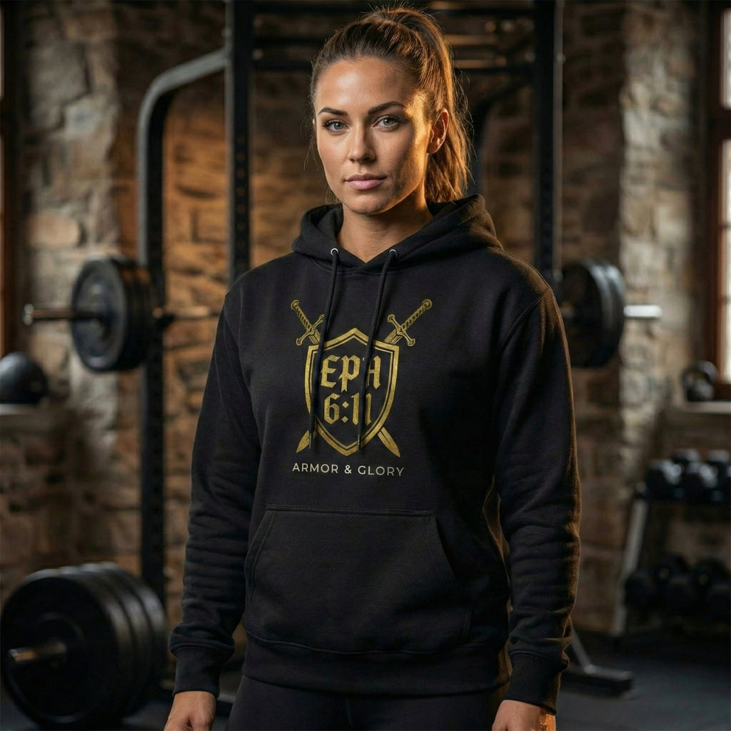 Ephesians 6:11 Armor of God Hoodie, Put On Full Armor Sweatshirt, Christian Scripture Hoodie, Faith Streetwear Gift