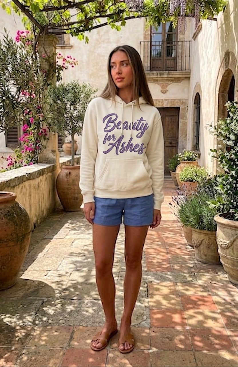 Beauty for Ashes Phoenix Rise Hoodie | Inspirational Scripture Sweatshirt