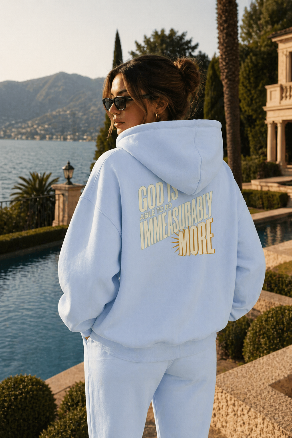 Ephesians 3:20 Hoodie, Christian Hoodie, Faith Based Sweatshirt, God Is Able Hoodie, Christian Streetwear, Bible Verse Hoodie, Unisex