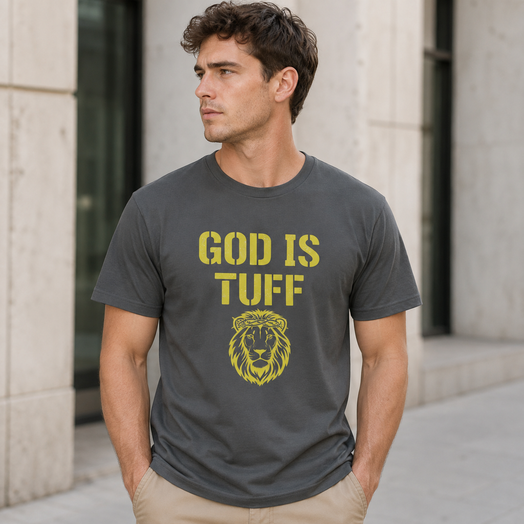 God Is Tuff- Faith-Inspired Unisex Tee, Motivational Shirt, Christian Apparel, Inspirational Gift, Scripture Tee