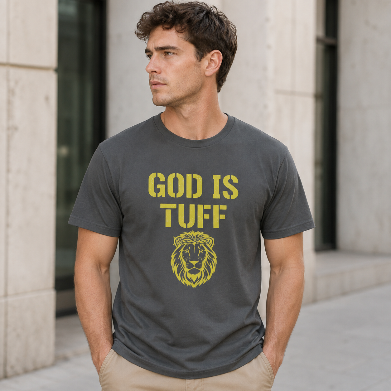 God Is Tuff- Faith-Inspired Unisex Tee, Motivational Shirt, Christian Apparel, Inspirational Gift, Scripture Tee