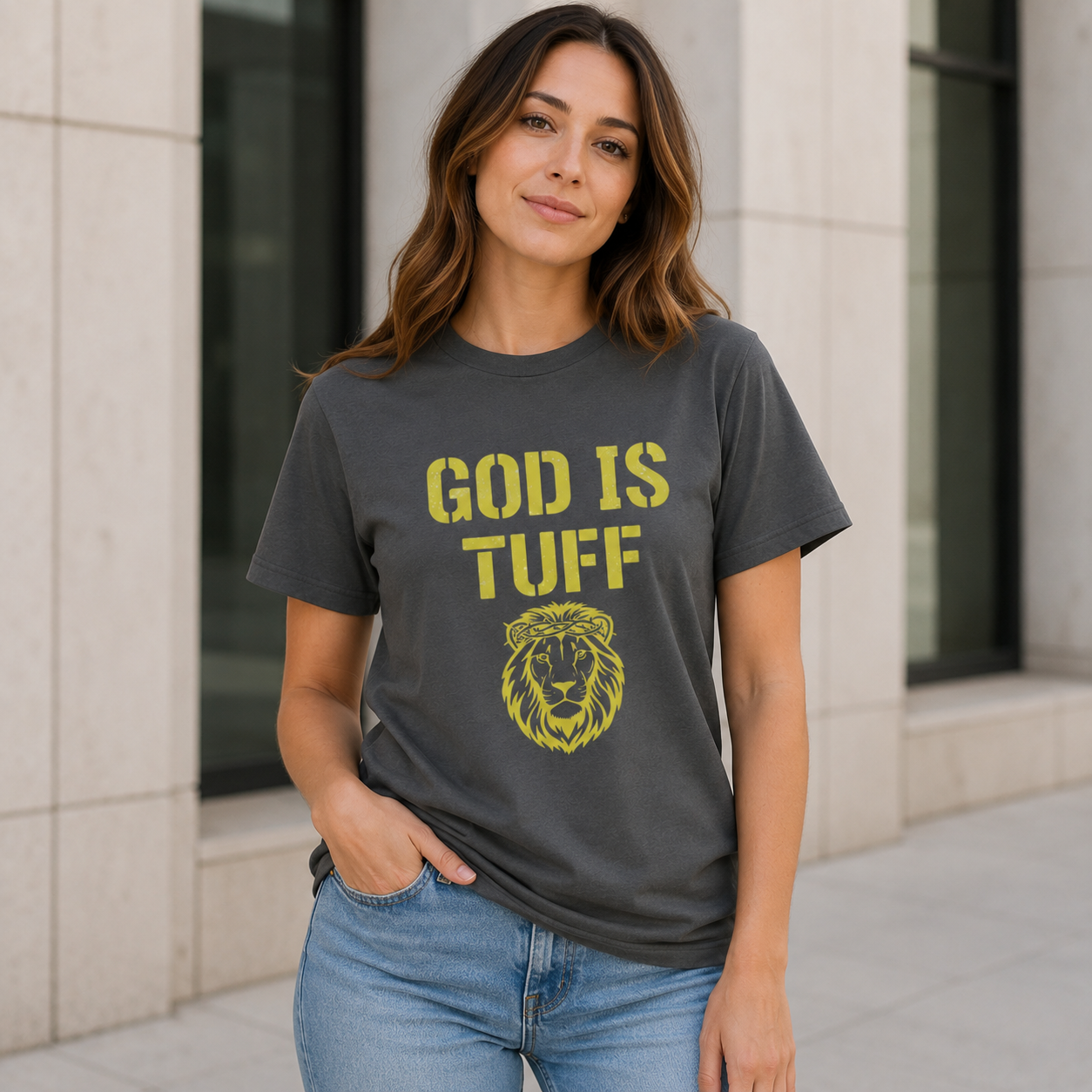 God Is Tuff- Faith-Inspired Unisex Tee, Motivational Shirt, Christian Apparel, Inspirational Gift, Scripture Tee