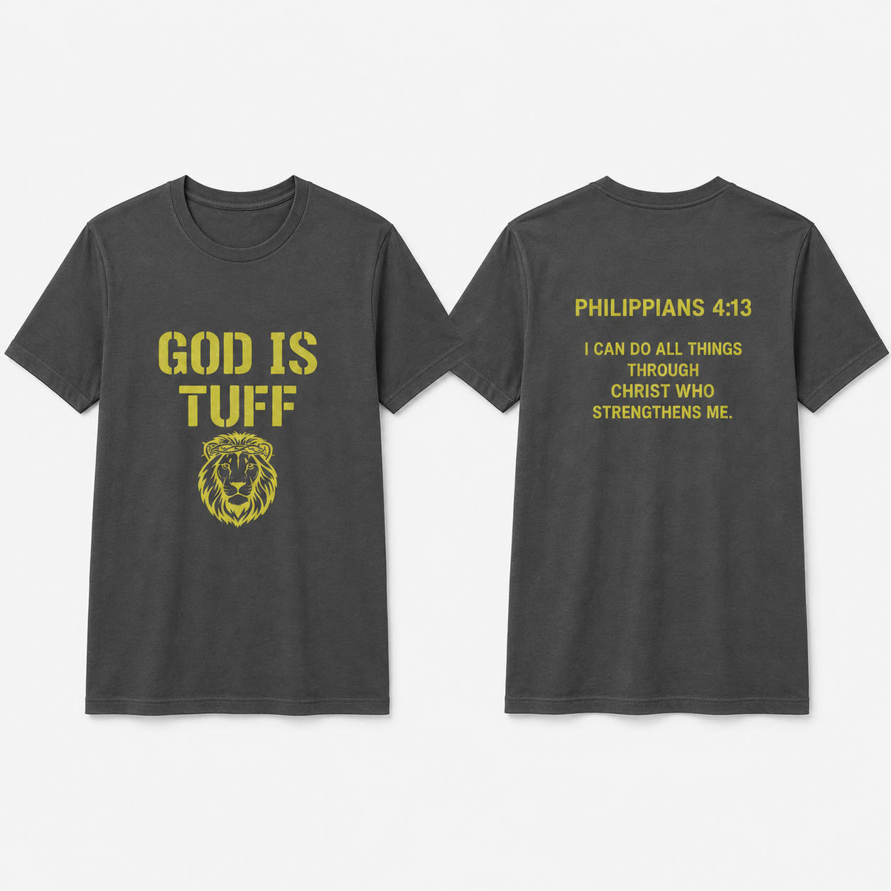 God Is Tuff- Faith-Inspired Unisex Tee, Motivational Shirt, Christian Apparel, Inspirational Gift, Scripture Tee