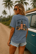 Faith Over Fear Shirt, Christian Surf Tee, Patriotic Christian Shirt, Freedom Light Liberty