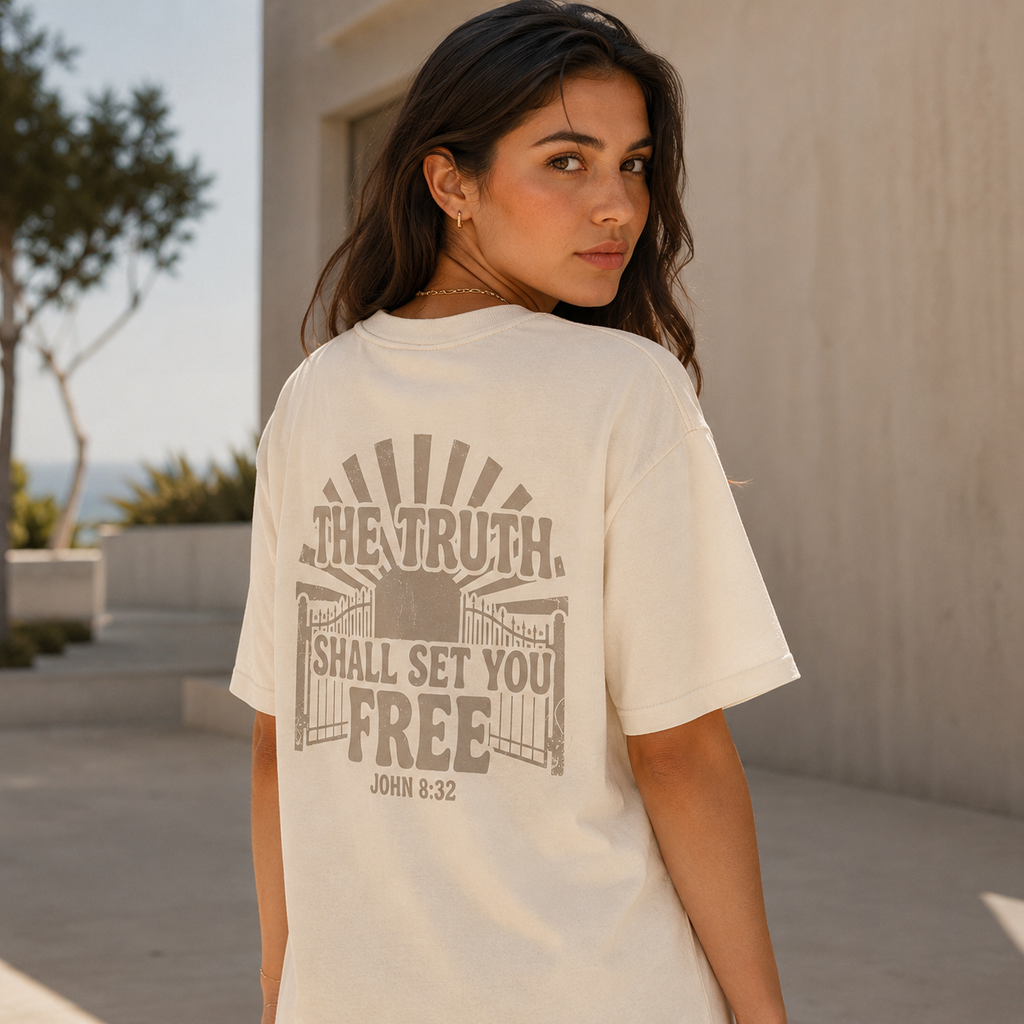 The Truth Will Set You Free Shirt | John 8:32 Christian Tee