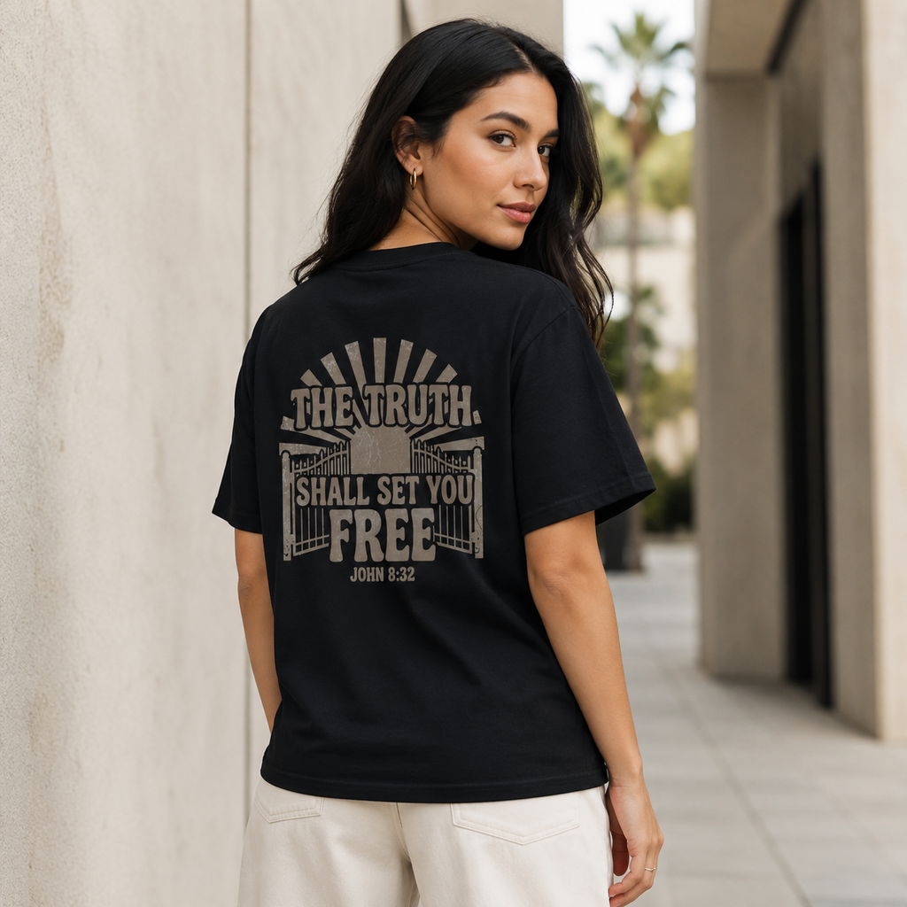 The Truth Will Set You Free Shirt | John 8:32 Christian Tee