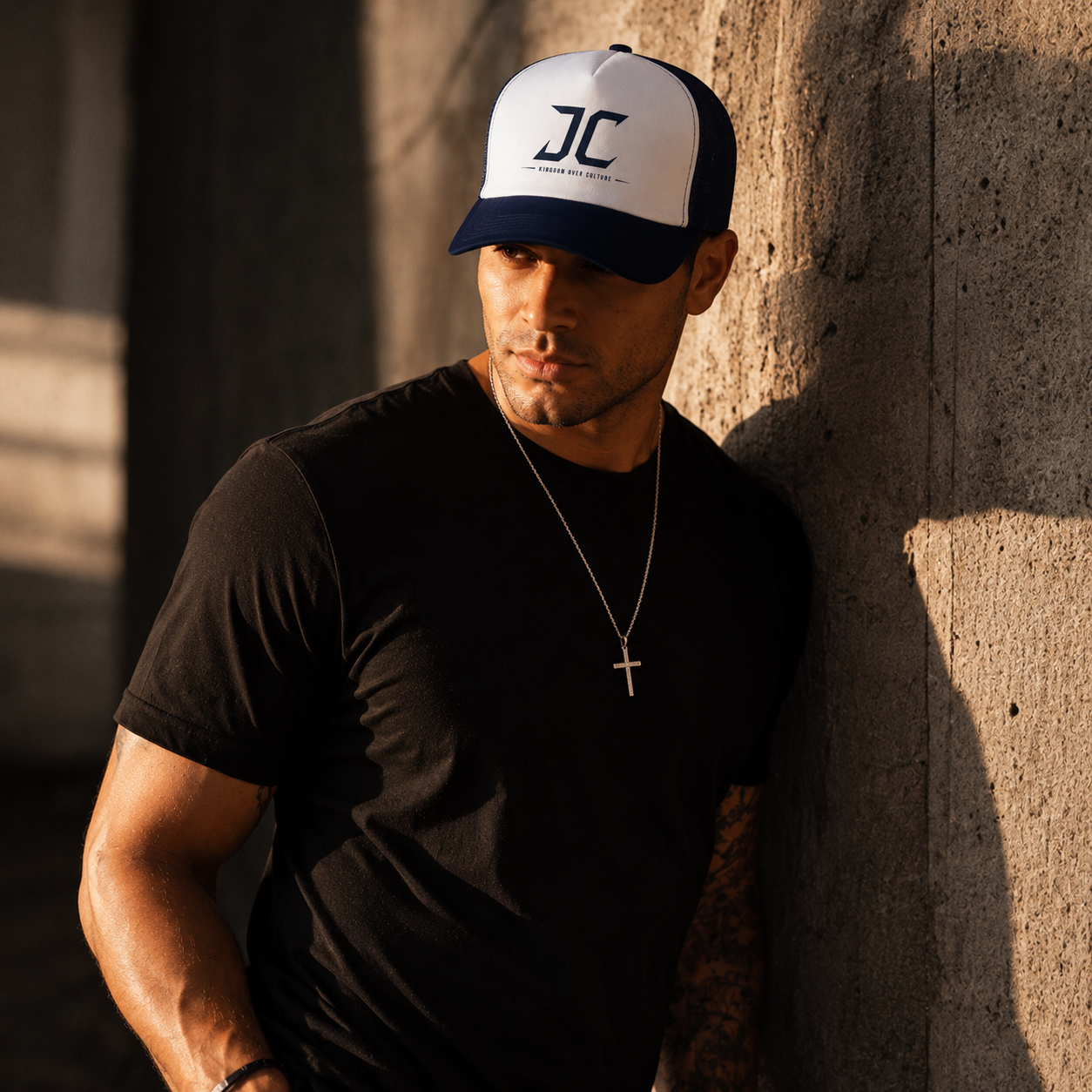 Kingdom Over Culture Trucker Hat | Christian Snapback Cap | Faith Based Streetwear | Christian Hat | Jesus Apparel
