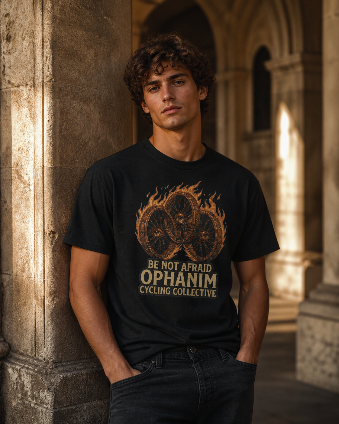 Ophanim Cycling Club Shirt, Biblically Accurate Angel Tee, Ezekiel Wheels Christian Streetwear, Theology Gift
