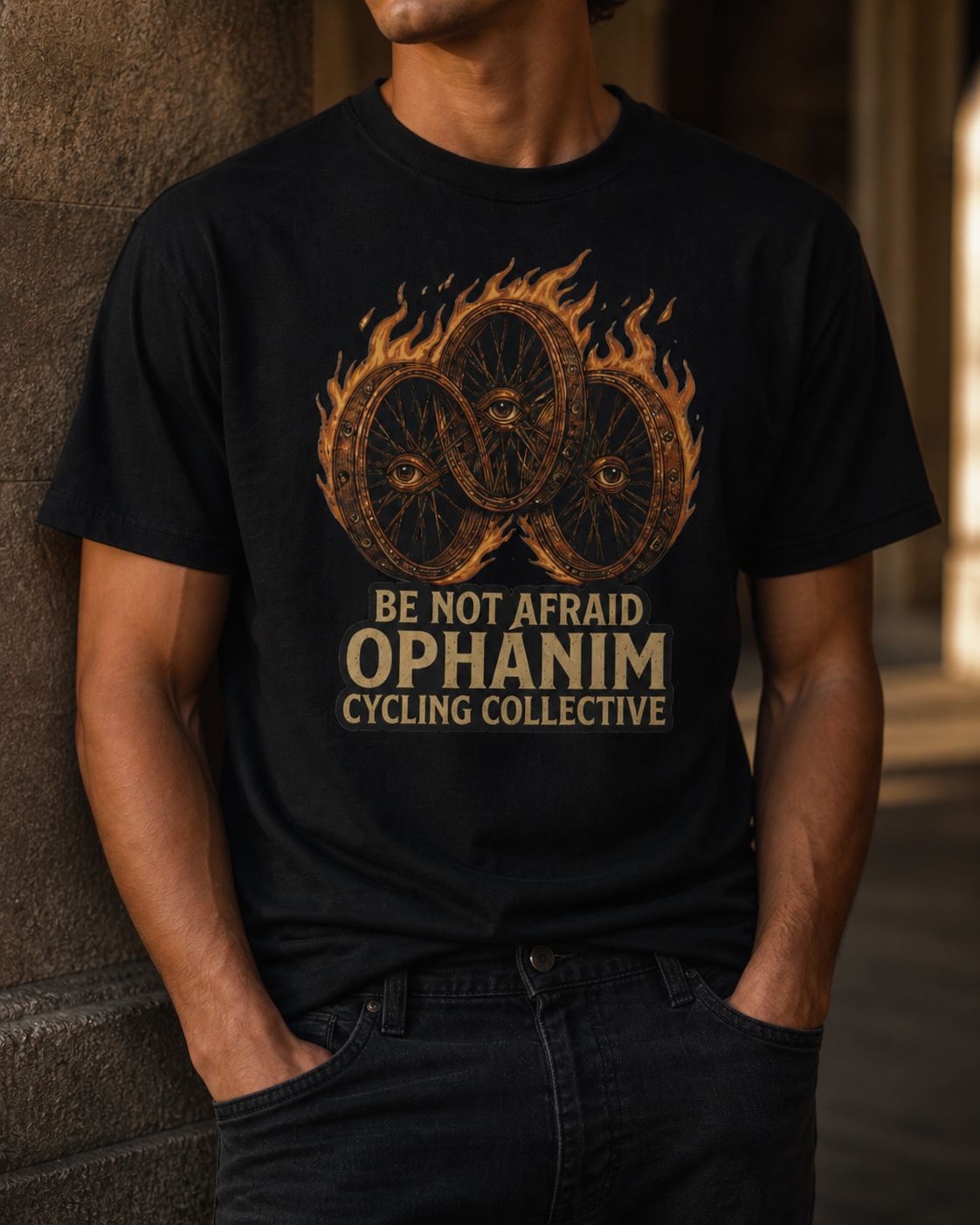 Ophanim Cycling Club Shirt, Biblically Accurate Angel Tee, Ezekiel Wheels Christian Streetwear, Theology Gift