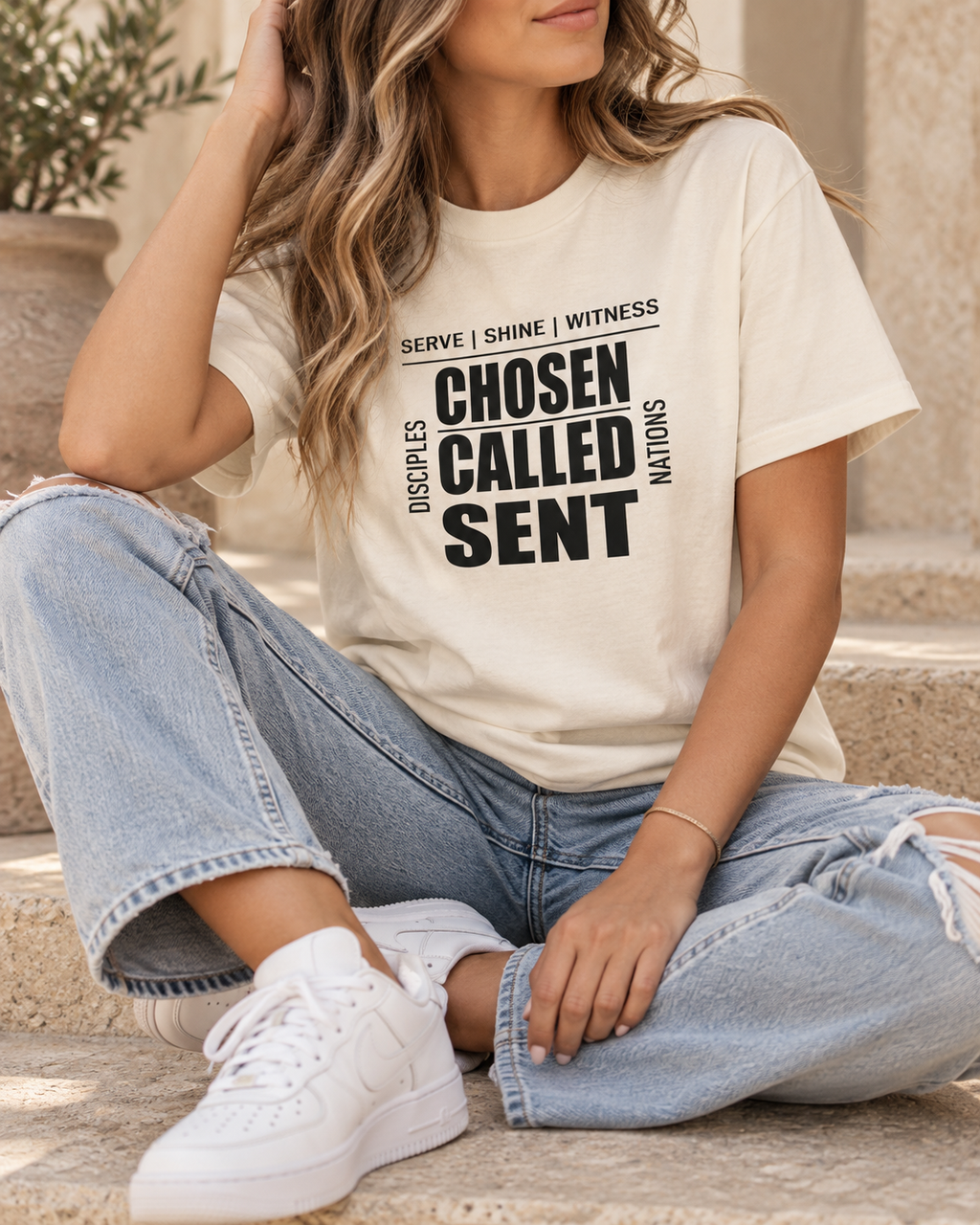 Chosen Called Sent | Christian Tee