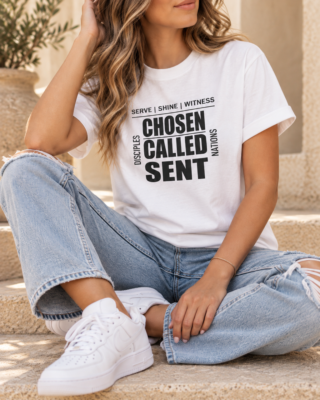 Chosen Called Sent | Christian Tee