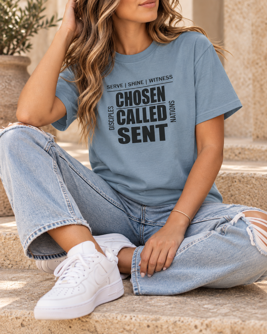 Chosen Called Sent | Christian Tee