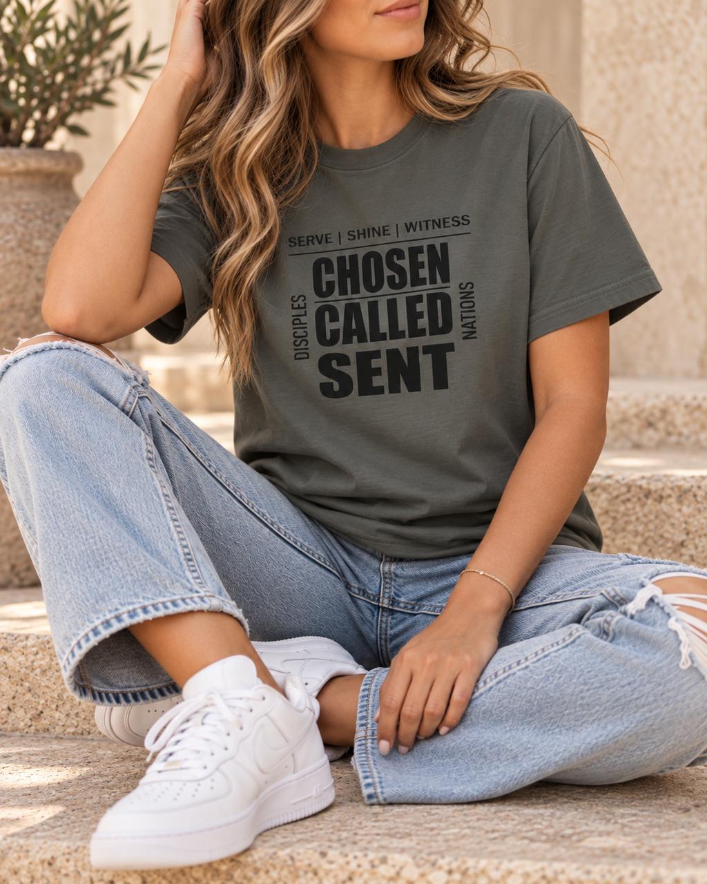 Chosen Called Sent | Christian Tee