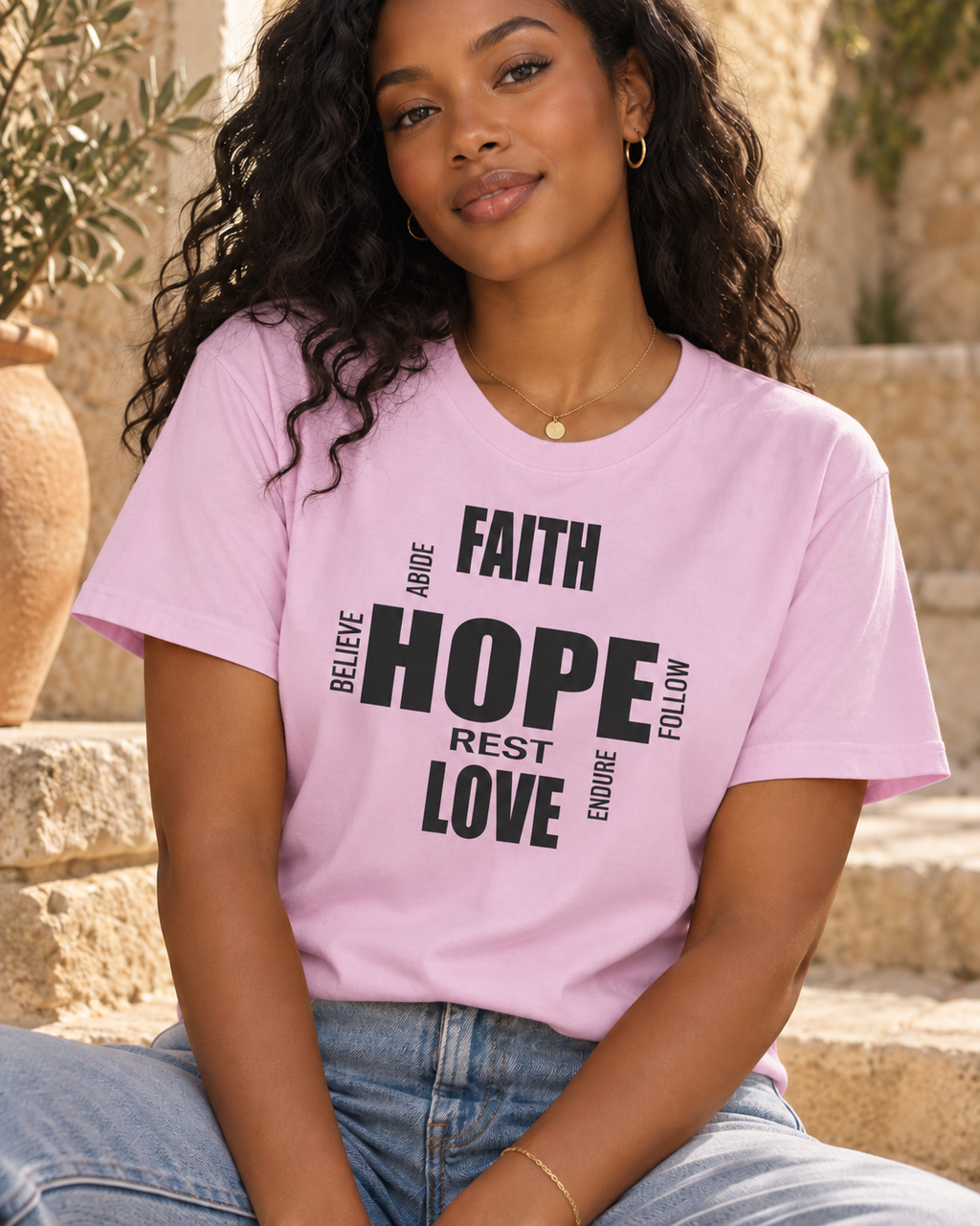 Faith Hope Love | Christian Tee