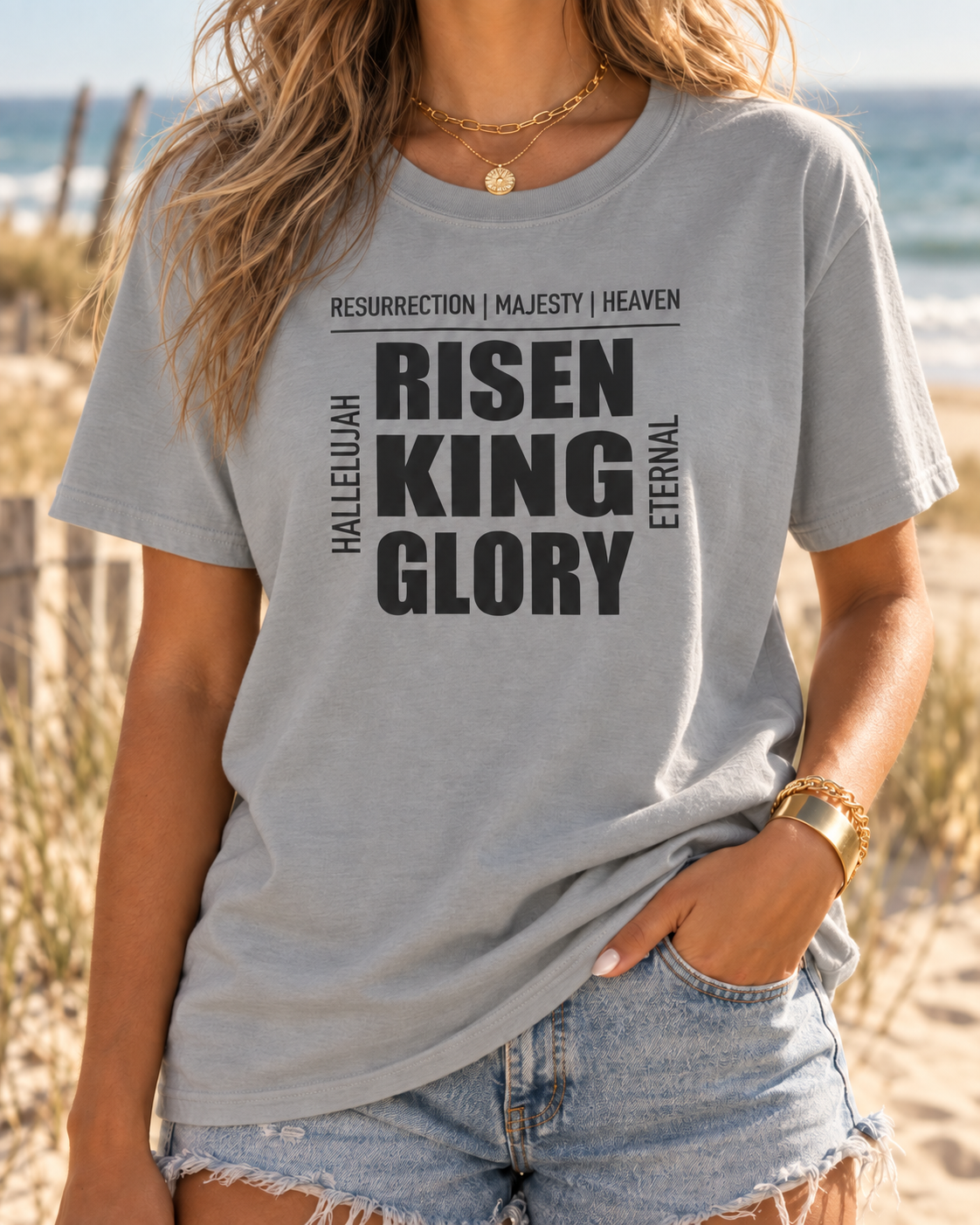 Risen King Glory | Christian Tee