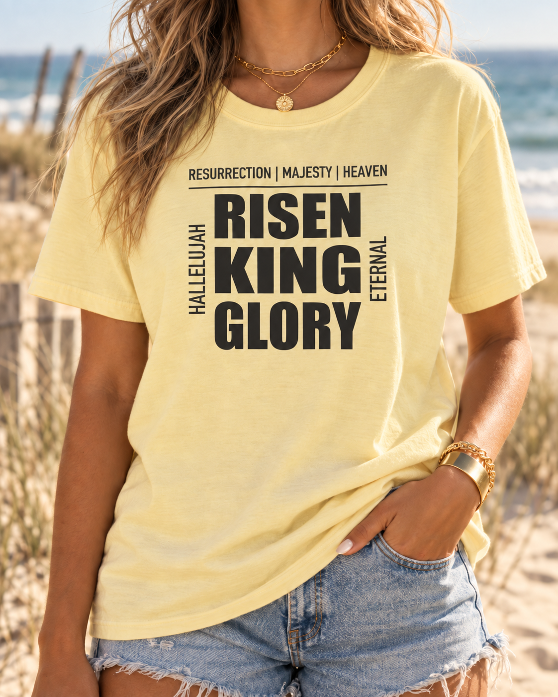 Risen King Glory | Christian Tee