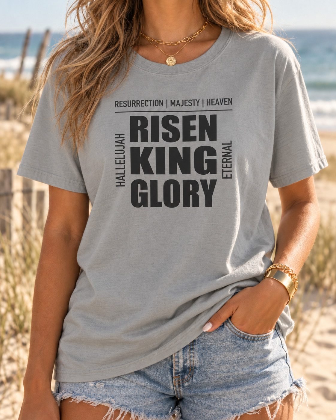 Risen King Glory | Christian Tee