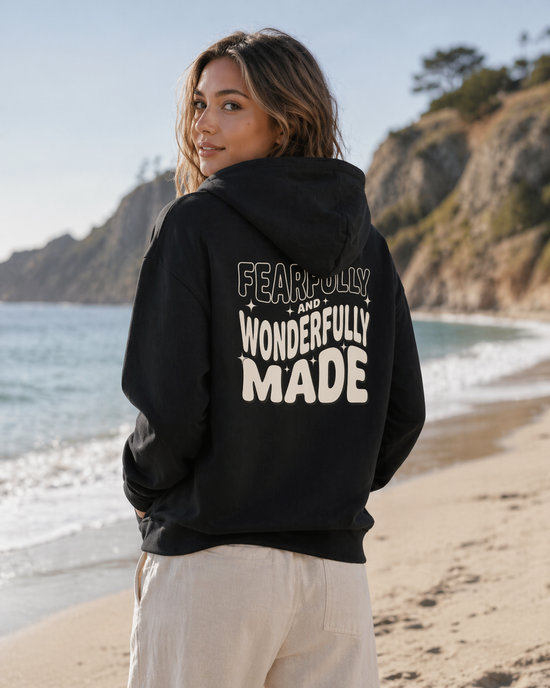 Fearfully and Wonderfully Made hoodie | Psalm 139:14 faith sweatshirt