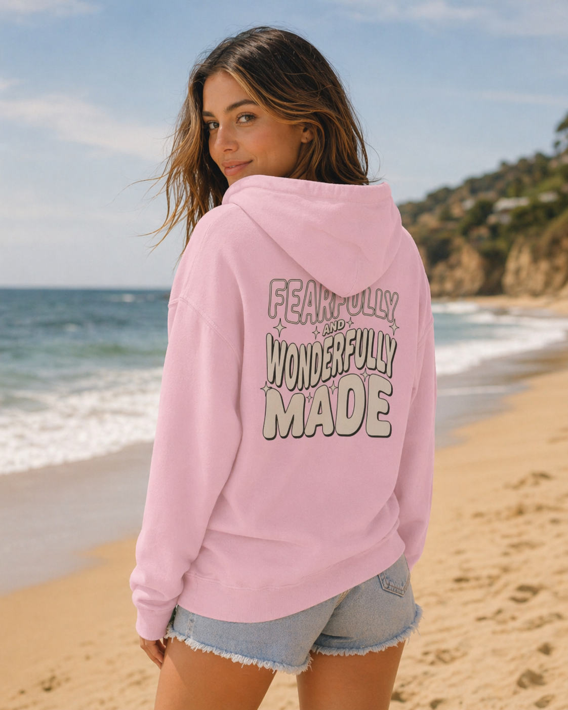 Fearfully and Wonderfully Made hoodie | Psalm 139:14 faith sweatshirt