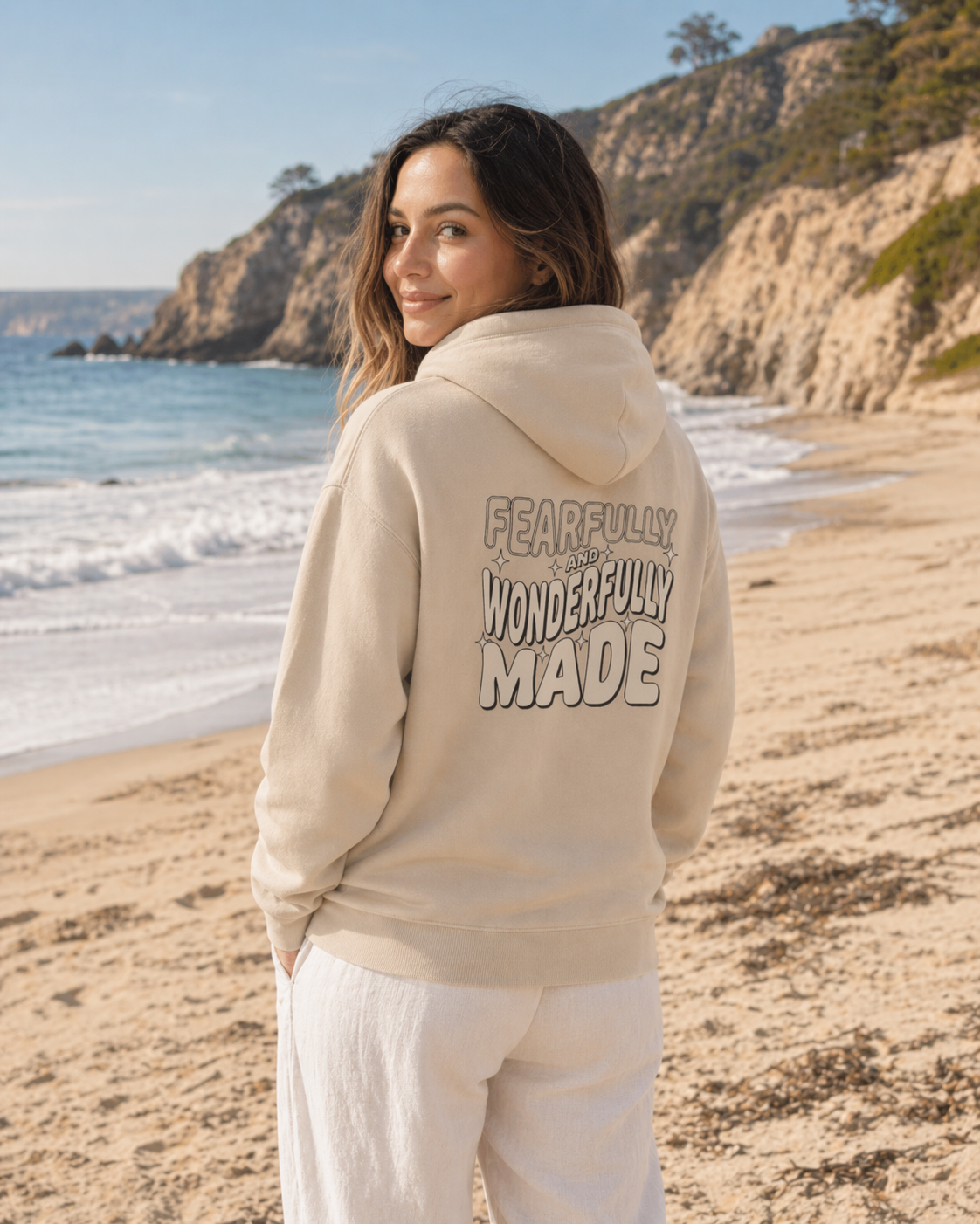 Fearfully and Wonderfully Made hoodie | Psalm 139:14 faith sweatshirt