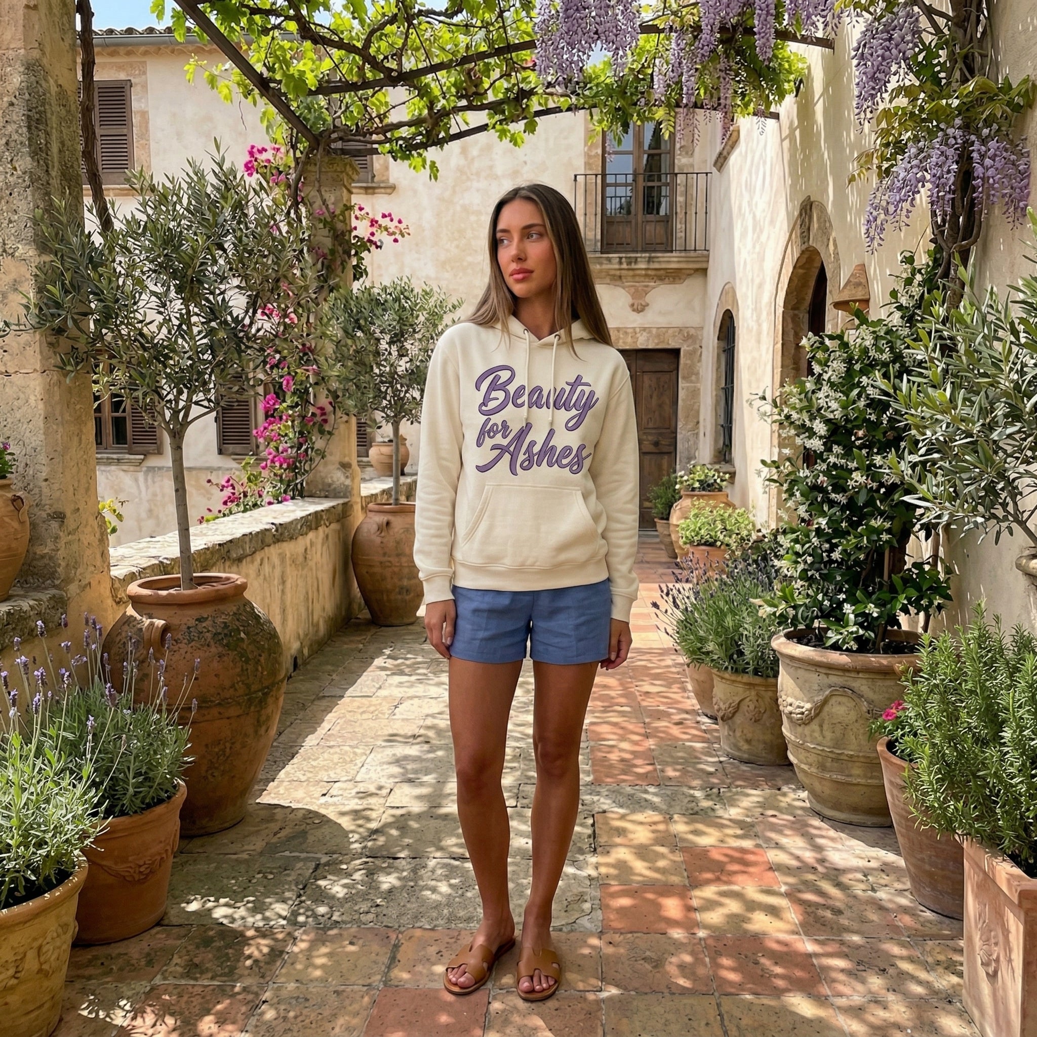 Beauty for Ashes Phoenix Rise Hoodie | Inspirational Scripture Sweatshirt