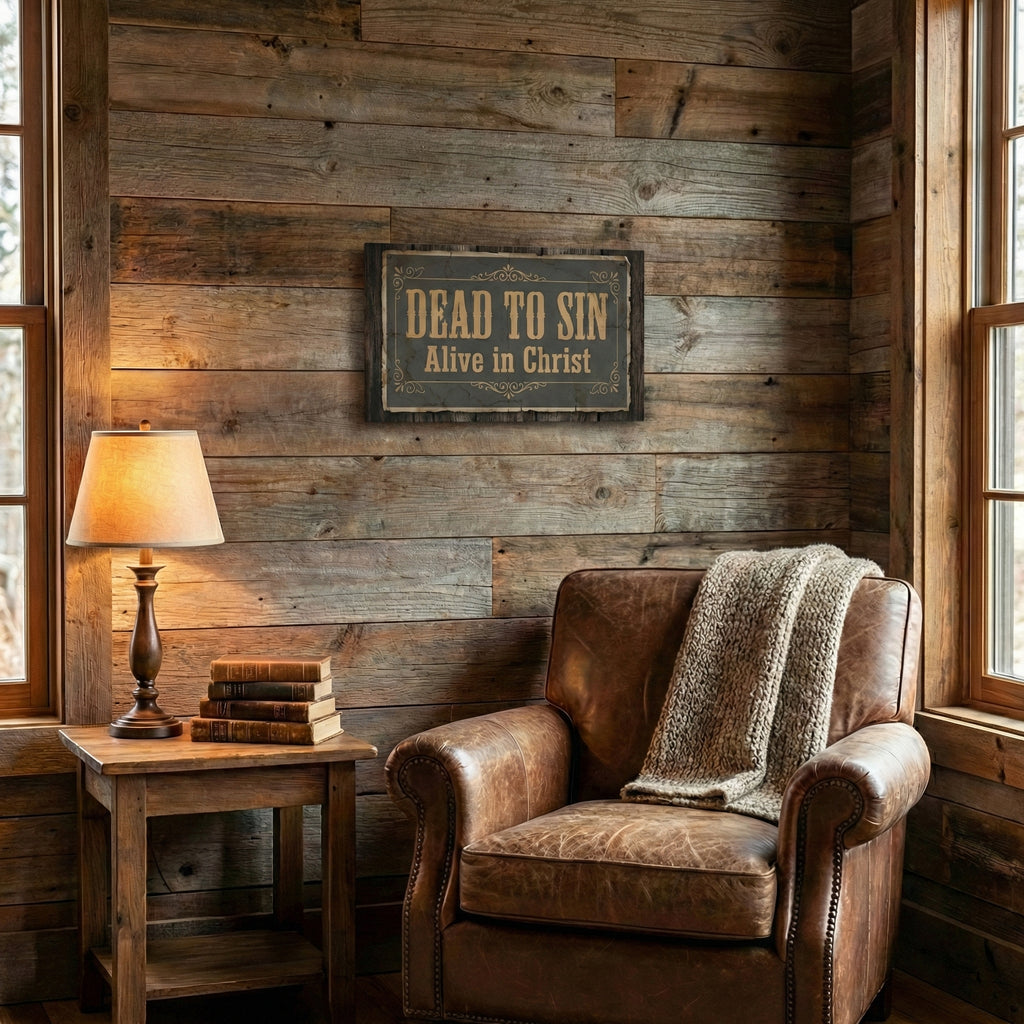 Vintage Saloon Style Christian Canvas Wall Art