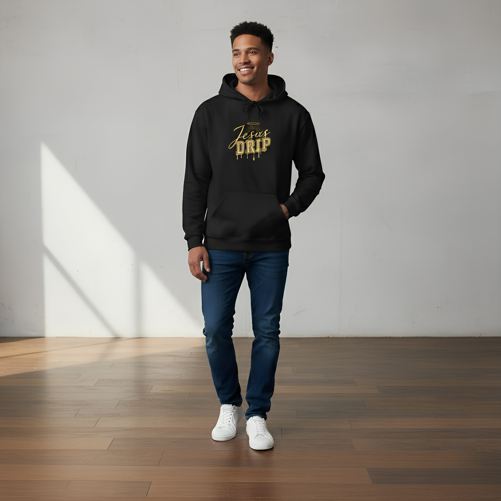 Jesus Drip Hoodie, Christian Streetwear Faith Hoodie, Unisex Bible Verse Hoodie, Trendy Christian Sweatshirt, Religious Gift for Men & Women
