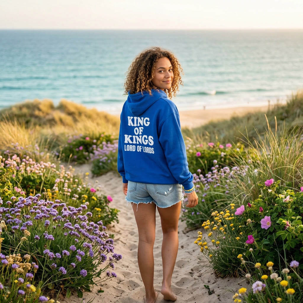 King of Kings Lord of Lords Hoodie, Christian Scripture Sweatshirt