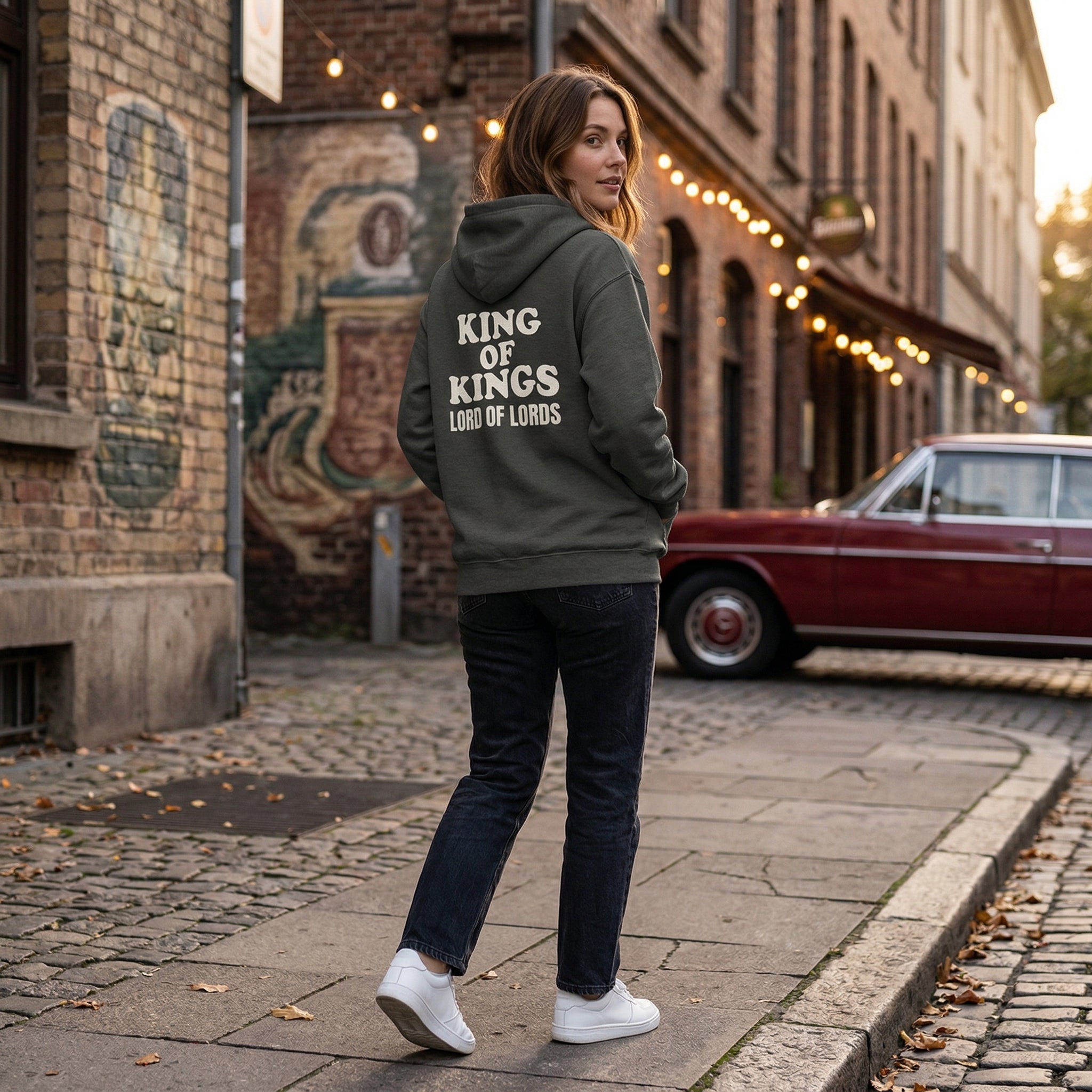 King of Kings Lord of Lords Hoodie, Christian Scripture Sweatshirt