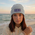 Redeemed Beanie, Embroidered Christian Cuff Beanie, 1 Peter 5:10 Scripture Hat, Winter Knit Cap, Faith Gift