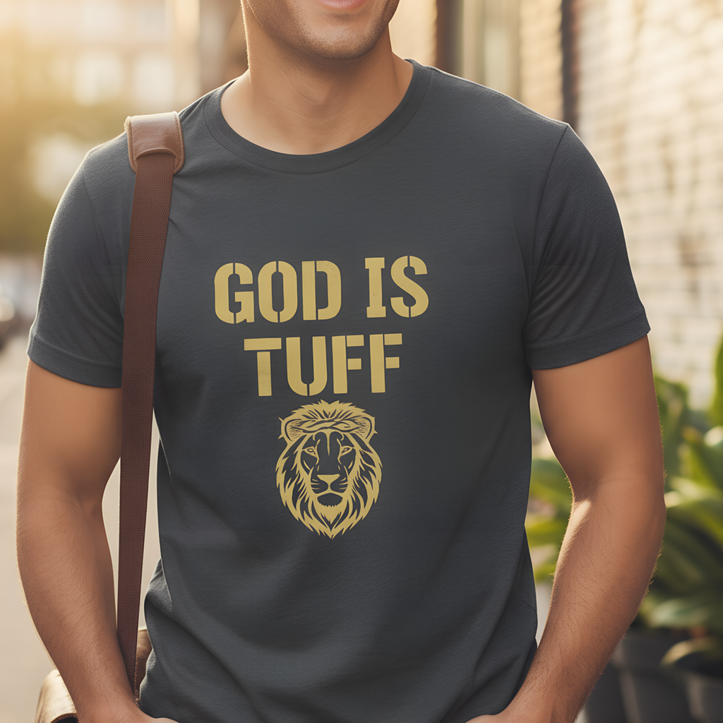God Is Tuff- Faith-Inspired Unisex Tee, Motivational Shirt, Christian Apparel, Inspirational Gift, Scripture Tee