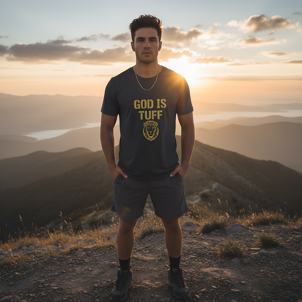 God Is Tuff- Faith-Inspired Unisex Tee, Motivational Shirt, Christian Apparel, Inspirational Gift, Scripture Tee