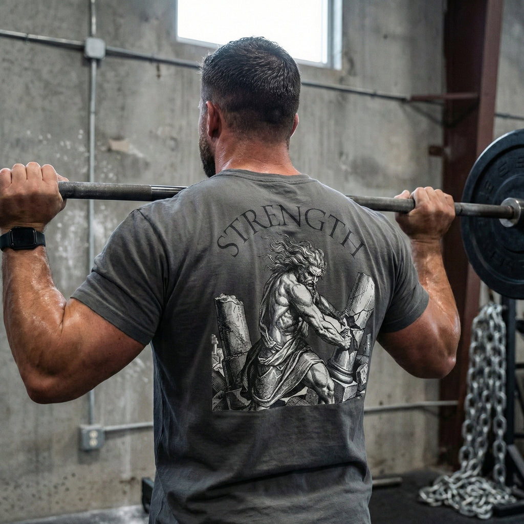 Samson Breaking Pillars Gym Tee