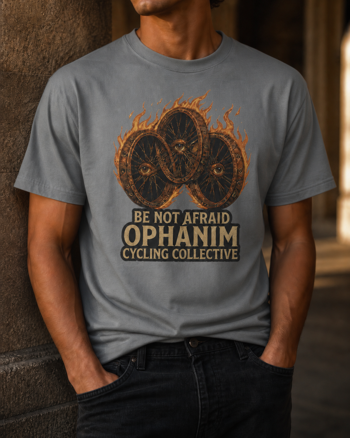 Ophanim Cycling Club Shirt, Biblically Accurate Angel Tee, Ezekiel Wheels Christian Streetwear, Theology Gift