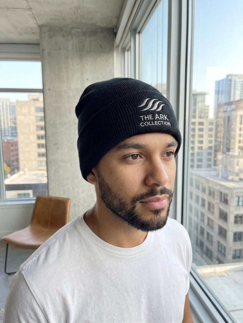 The Ark Collection Cuffed Beanie Christian Beanie Noahs Ark Knit Hat